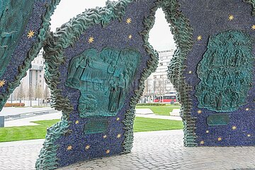 Sava-Platz mit Statue des Stefan Nemanja