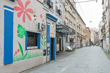 Künstlerviertel Skadarlija in Belgrad