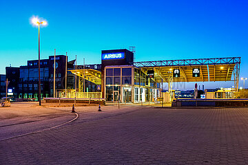 Airbus in Hamburg-Finkenwerder