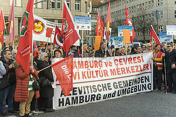 Protest gegen die Politik Erdogans  Hamburg