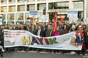 Protest gegen die Politik Erdogans  Hamburg