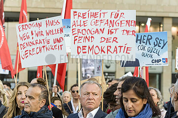 Protest gegen die Politik Erdogans  Hamburg