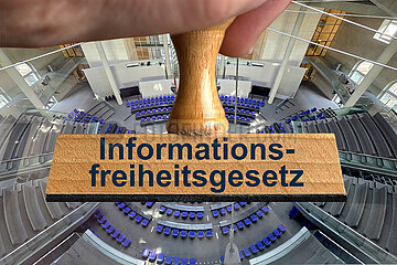 Symbolischer Stempel Informationsfreiheitsgesetz