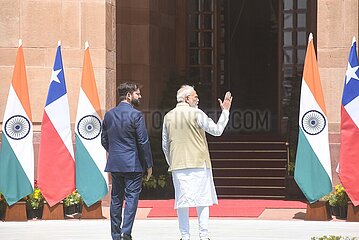 Narendra Modi Meets Gabriel Boric