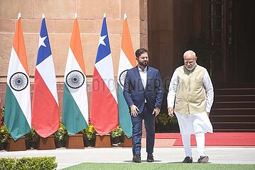 Narendra Modi Meets Gabriel Boric