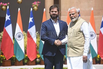 Narendra Modi Meets Gabriel Boric