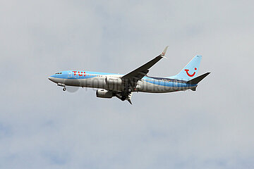 Hannover  Deutschland  Boeing 737 der Fluggesellschaft TUIfly