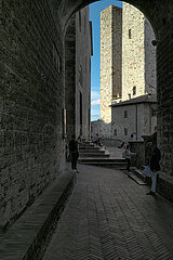 San Gimignano  Toskana  Italien  ITA - Stadtansicht