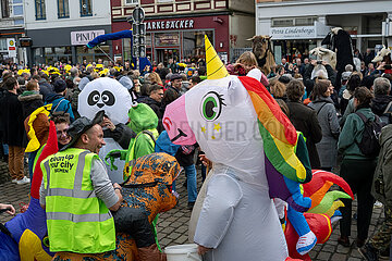 Deutschland  Bremen - Der 40. Bremer Samba-Karneval im Stadtteil Ostertor  in Bremen auch genannt Viertel