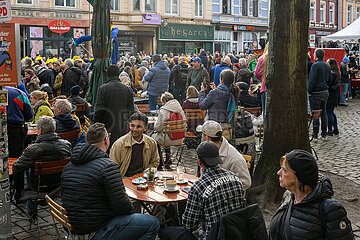 Deutschland  Bremen - Der 40. Bremer Samba-Karneval im Stadtteil Ostertor  in Bremen auch genannt Viertel