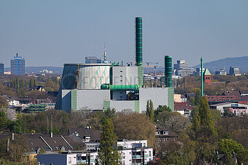 Stadtwerke Duisburg  Heizkraftwerk Duisburg-Wanheim  Ruhrgebiet  Nordrhein-Westfalen  Deutschland