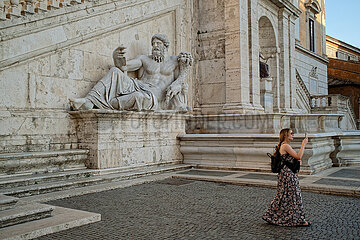 Rom  Latium  Italien  ITA - Piazza del Campidoglio