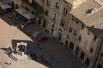 San Gimignano  Toskana  Italien  ITA - Stadtansicht