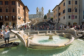 Rom  Latium  Italien  ITA - Fontana della Barcaccia