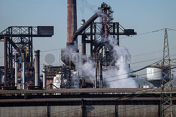 HKM Huettenwerk Krupp Mannesmann  Duisburg  Ruhrgebiet  Nordrhein-Westfalen  Deutschland