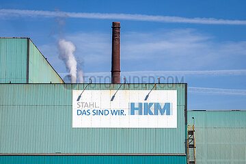 HKM Huettenwerk Krupp Mannesmann  Duisburg  Ruhrgebiet  Nordrhein-Westfalen  Deutschland