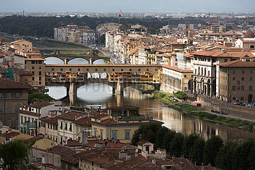 Florenz  Toskana  Italien  ITA - Ponte Vecchio  Stadtansicht
