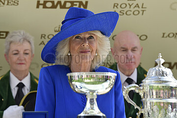 Royal Ascot  Portrait of Camilla  the Queen Consort