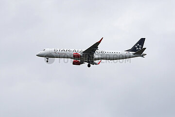 Hannover  Deutschland  Embraer E195LR der Austrian Airlines