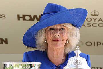 Royal Ascot  Portrait of Camilla  the Queen Consort