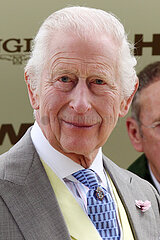 Royal Ascot  Portrait of King Charles III