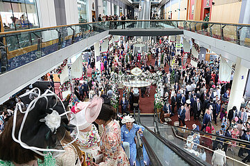 Royal Ascot  Audience inside the grandstand
