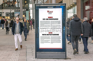Westfield nimmt Besuchern ihr Bildrecht