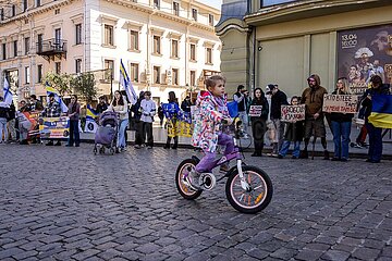 Gedenkveranstaltung für die Soldaten von Asovstal / Mariupol in Odessa.