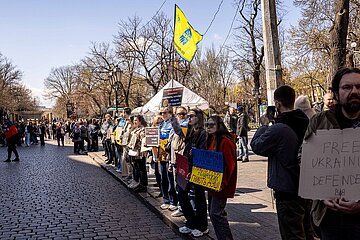 Gedenkveranstaltung für die Soldaten von Asovstal / Mariupol in Odessa.