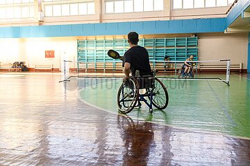 Mixed-Pickleballtraining des Veteranensportvereins Freie Krieger in Odessa