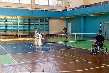 Mixed-Pickleballtraining des Veteranensportvereins Freie Krieger in Odessa