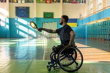 Mixed-Pickleballtraining des Veteranensportvereins Freie Krieger in Odessa