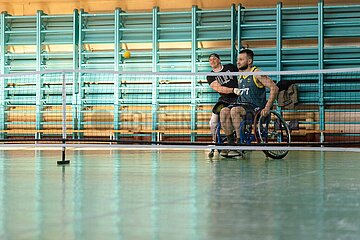 Mixed-Pickleballtraining des Veteranensportvereins Freie Krieger in Odessa