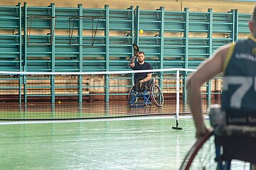 Mixed-Pickleballtraining des Veteranensportvereins Freie Krieger in Odessa