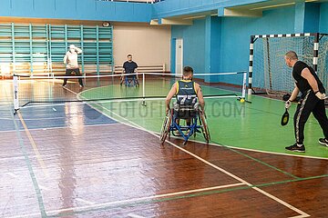 Mixed-Pickleballtraining des Veteranensportvereins Freie Krieger in Odessa