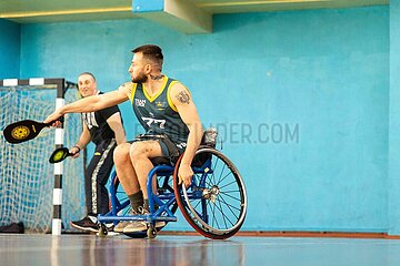 Mixed-Pickleballtraining des Veteranensportvereins Freie Krieger in Odessa
