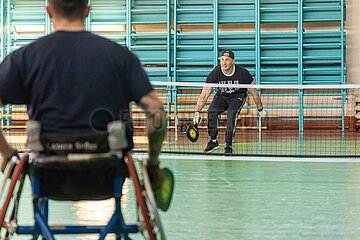 Mixed-Pickleballtraining des Veteranensportvereins Freie Krieger in Odessa