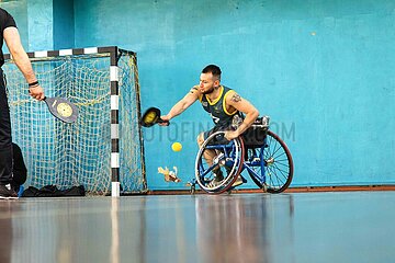 Mixed-Pickleballtraining des Veteranensportvereins Freie Krieger in Odessa