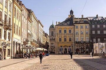 In der Altszadt von Lviv