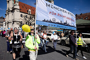 Rechte Friedensdemo in München