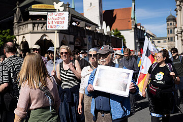 Rechte Friedensdemo in München