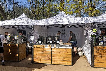Wenig los beim Garden Beer Weekend in Kiew
