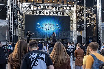 Wenig los beim Garden Beer Weekend in Kiew