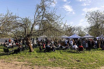 Wenig los beim Garden Beer Weekend in Kiew
