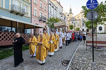 Am frühen Ostersonntag in Przemysl