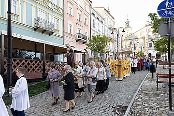 Am frühen Ostersonntag in Przemysl