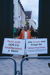 Proteste gegen die Demo des Team Menschrechte in Nürnberg
