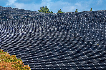 Solarpark  Bensafrim  Lagos  Algarve  Portugal  Europa