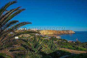 Kuestenlandschaft  Sagres  Algarve  Portugal