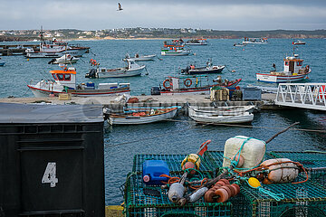 Fischerboote  Fischereihafen  Sagres  Algarve  Portugal